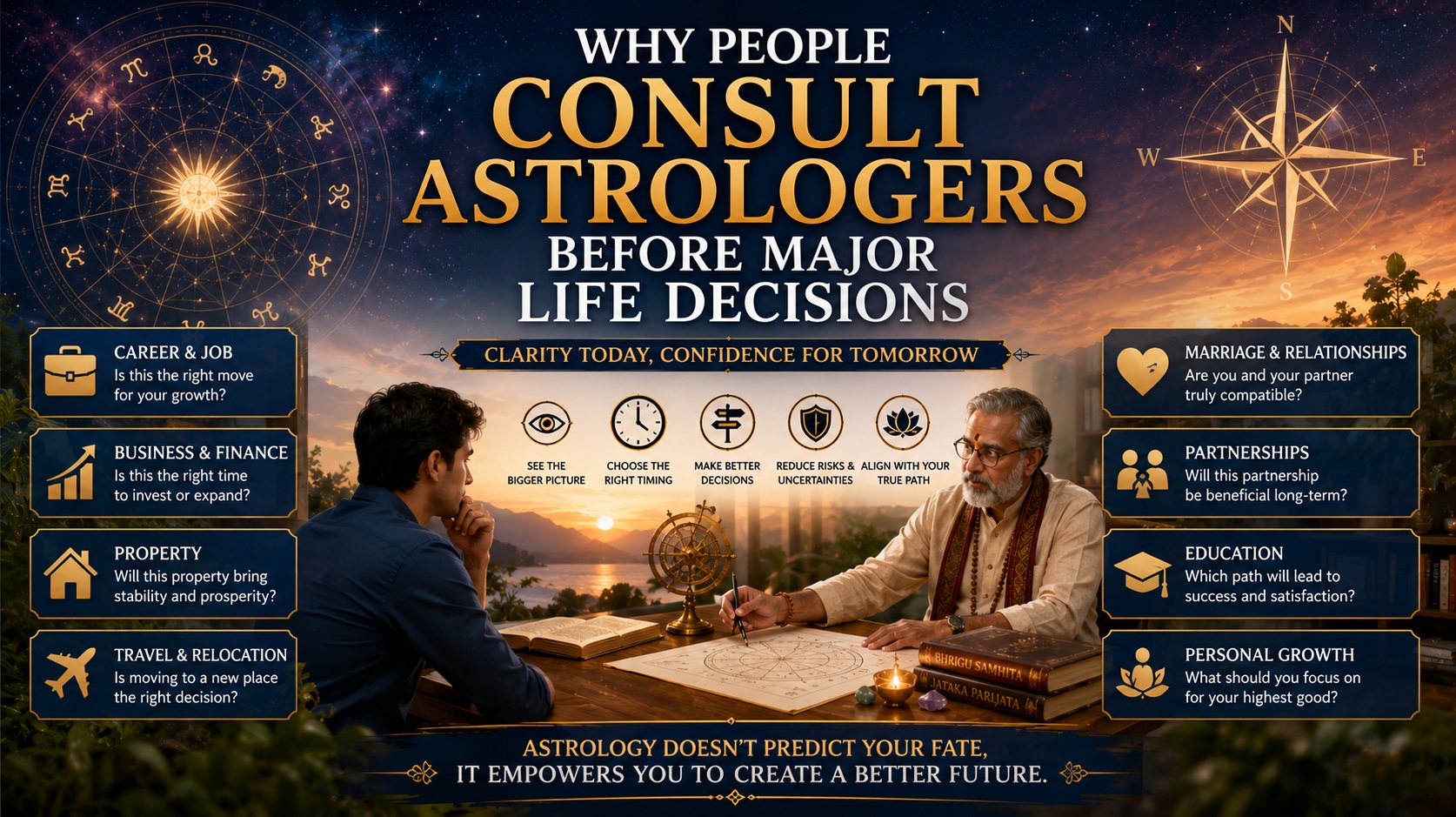 Why People Consult Astrologers Before Major Life Decisions