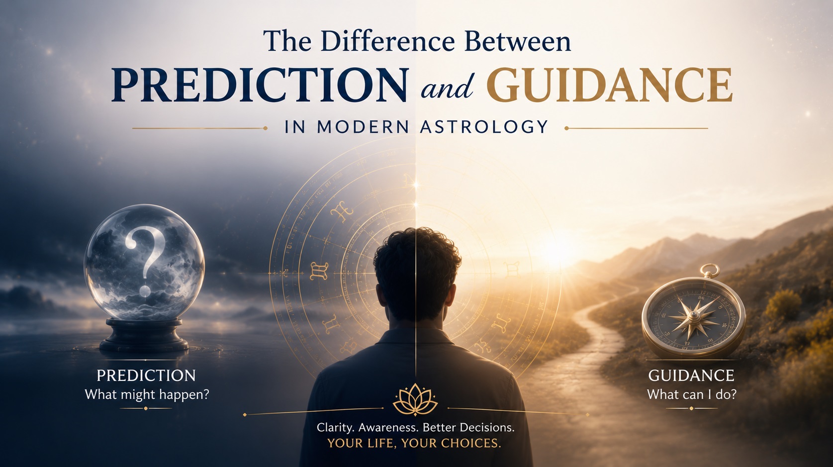 The Difference Between Prediction and Guidance in Modern Astrology